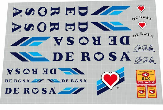 DE ROSA Professional (1980s) Sammontana Frame Decal Set - Bike Decal Replace
