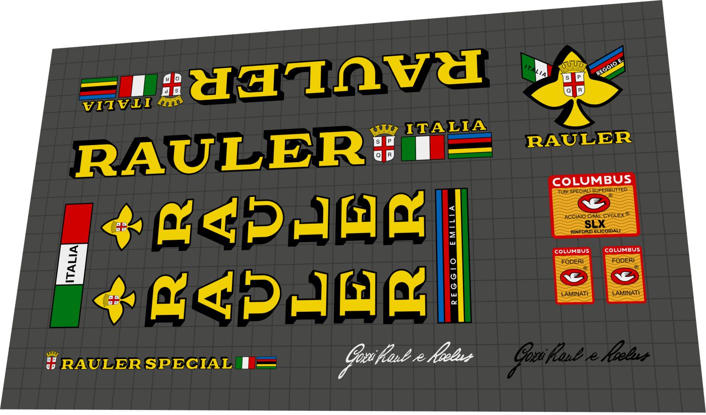 RAULER Special (1985) Frame Decal Set