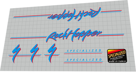 SPECIALIZED Rockhopper (1986-1987) Frame Decal Set - Bike Decal Replace