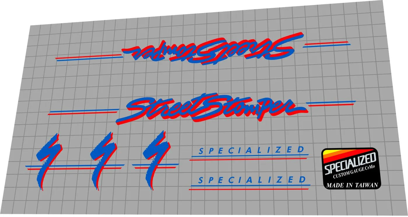 SPECIALIZED Streetstomper (1987) Frame Decal Set