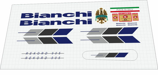BIANCHI Rekord (1988) 905 Frame Decal Set - Bike Decal Replace