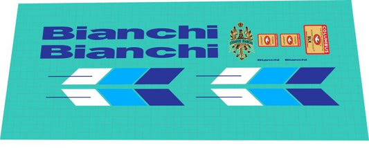 BIANCHI Rekord (1988) Frame Decal Set - Bike Decal Replace