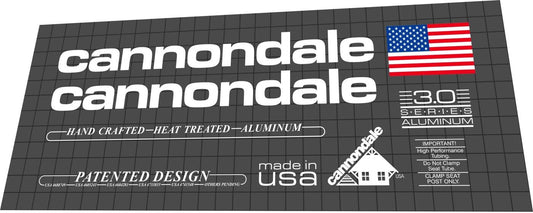 CANNONDALE ST400 (1989) Frame Decal Set - Bike Decal Replace