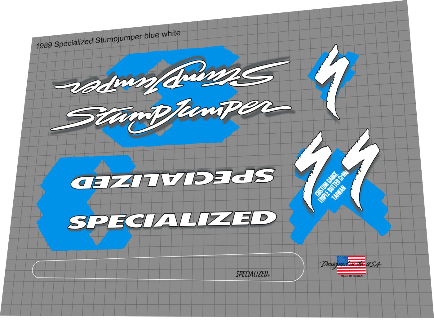 SPECIALIZED Stumpjumper (1988-1989) Frame Decal Set