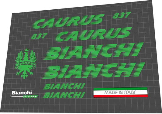 BIANCHI Caurus (1990s) 837 Frame Decal Set - Bike Decal Replace