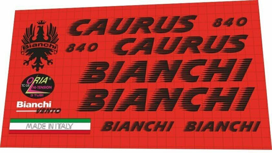 BIANCHI Caurus (1990s) 840 Frame Decal Set - Bike Decal Replace