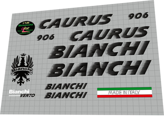 BIANCHI Caurus (1990s) 906 Frame Decal Set - Bike Decal Replace