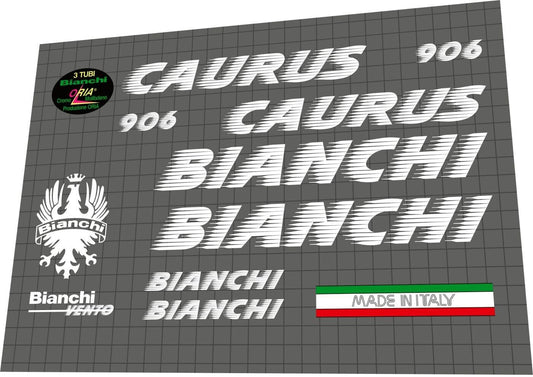 BIANCHI Caurus (1990s) 906 Frame Decal Set - Bike Decal Replace
