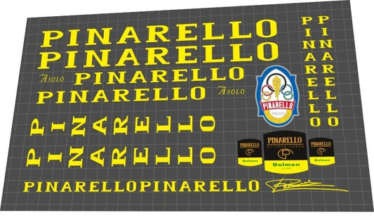 PINARELLO Asolo (1996) Frame Decal Set - Bike Decal Replace