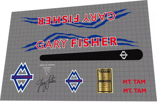GARY FISHER MT. TAM (1991) Frame Decal Set