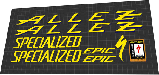 SPECIALIZED Allez (1991) Epic Frame Decal Set - Bike Decal Replace