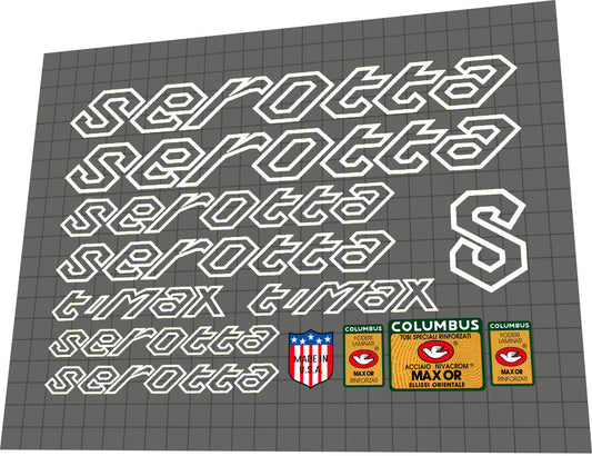 SEROTTA T-Max (1991) Frame Decal Set - Bike Decal Replace