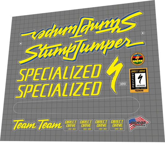 SPECIALIZED Stumpjumper (1991) Team Frame Decal Set - Bike Decal Replace