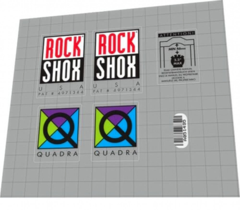 ROCKSHOX Quadra (1993) Fork Decal Set