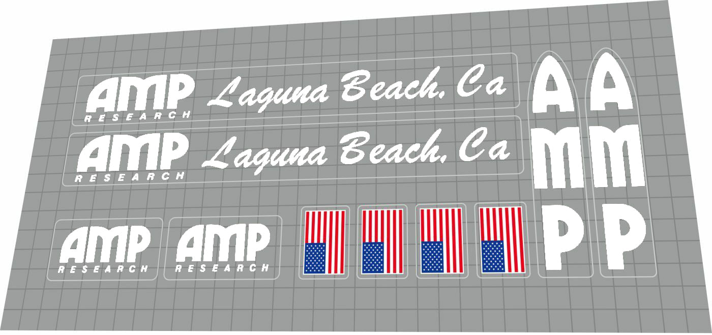 AMP RESEARCH B2 (1993) Frame Decal Set - Bike Decal Replace