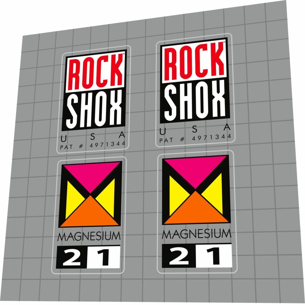 ROCKSHOX Mag 21 (1994-1997) Fork Decal Set