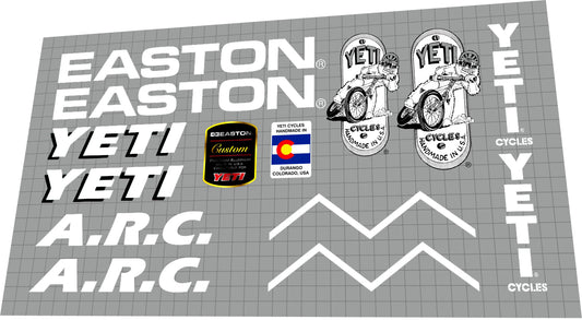 YETI A.R.C. (1994) Frame Decal Set - Bike Decal Replace