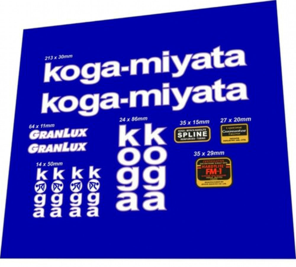 KOGA MIYATA Gran Lux (1995) Frame Decal Set