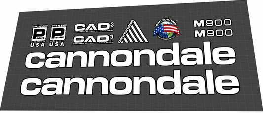 CANNONDALE M900 (1996) CAAD3 Frame Decal Set - Bike Decal Replace