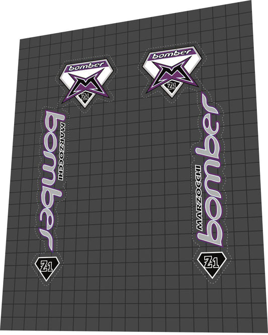 MARZOCCHI Bomber (1996-1997) Z1 Fork Decal Set - Bike Decal Replace