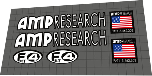 AMP RESEARCH F4 BLT (1997) Fork Decal Set