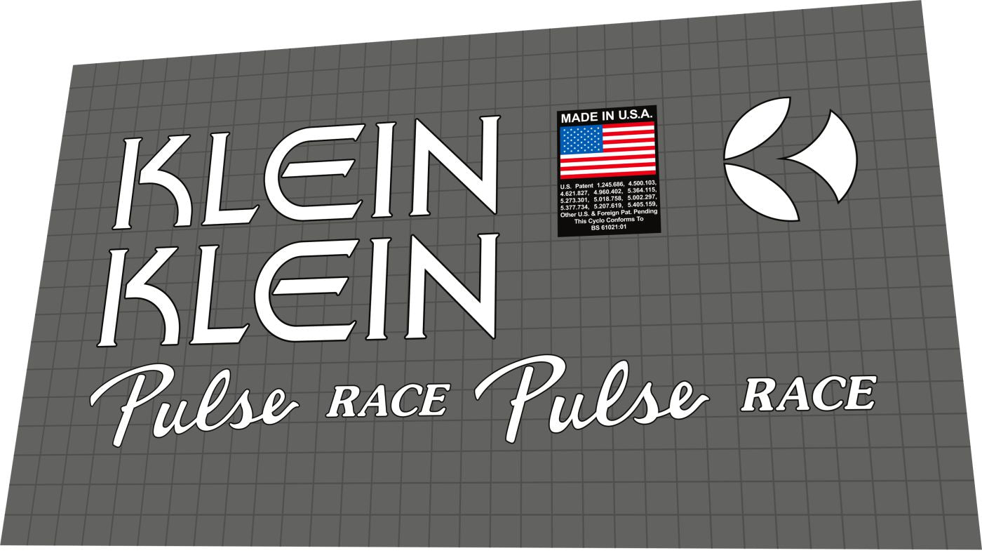 KLEIN Pulse (1997) Race Decal Set