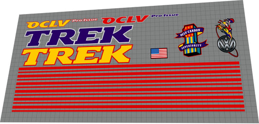 TREK Y33 (1997) OCLV Pro Issue Frame Decal Set - Bike Decal Replace