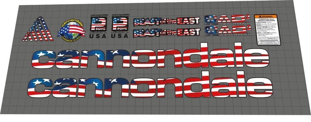 CANNONDALE Beast of the East (1997) Frame Decal Set - Bike Decal Replace
