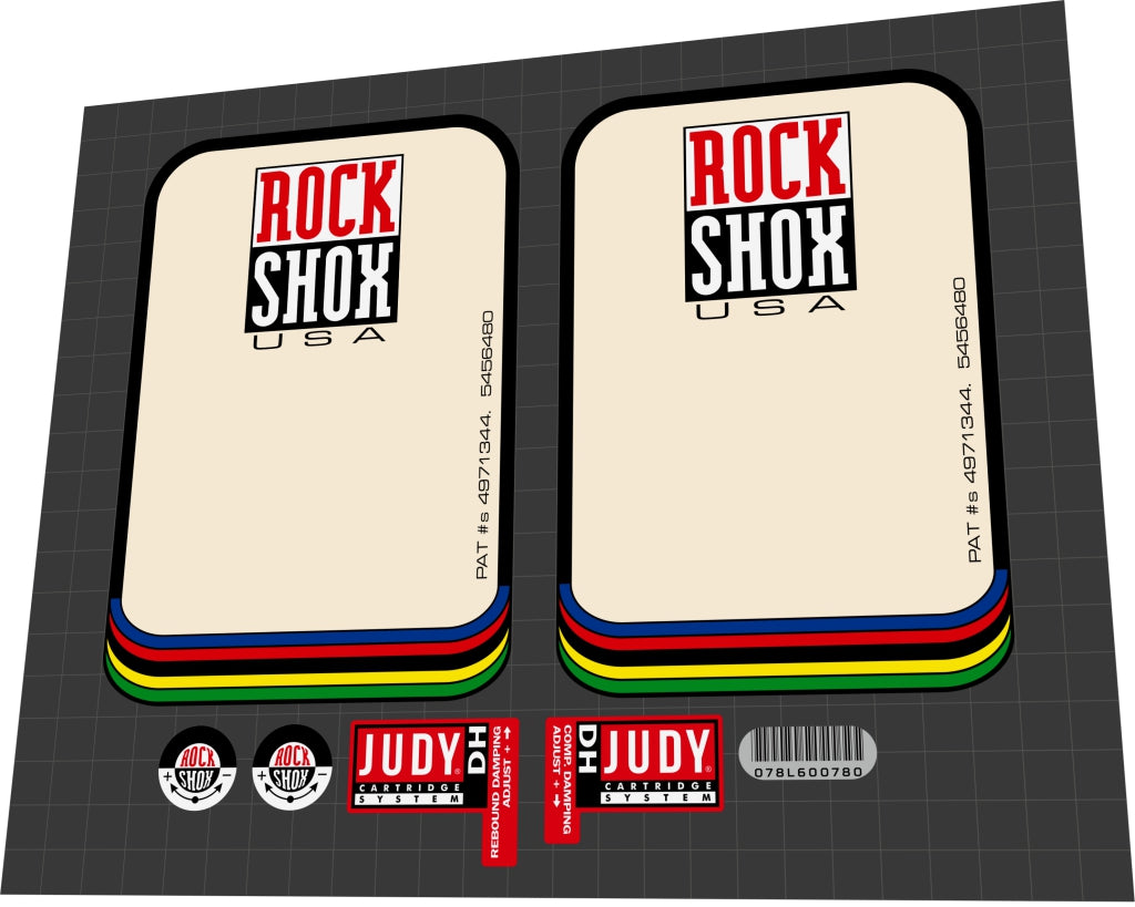 ROCKSHOX Judy (1997) DH Fork Decal Set