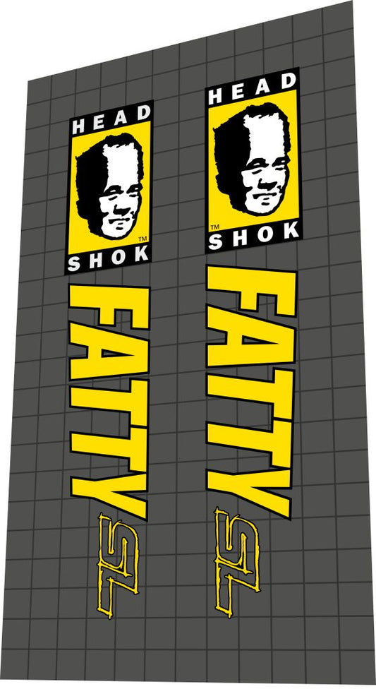 CANNONDALE HeadShok Fatty (1998) SL (2) Fork Decal Set - Bike Decal Replace