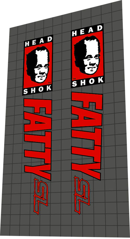 CANNONDALE HeadShok Fatty (1998) SL (2) Fork Decal Set - Bike Decal Replace