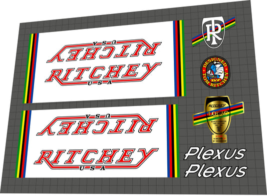 RITCHEY Plexus (1998) Frame Decal Set - Bike Decal Replace