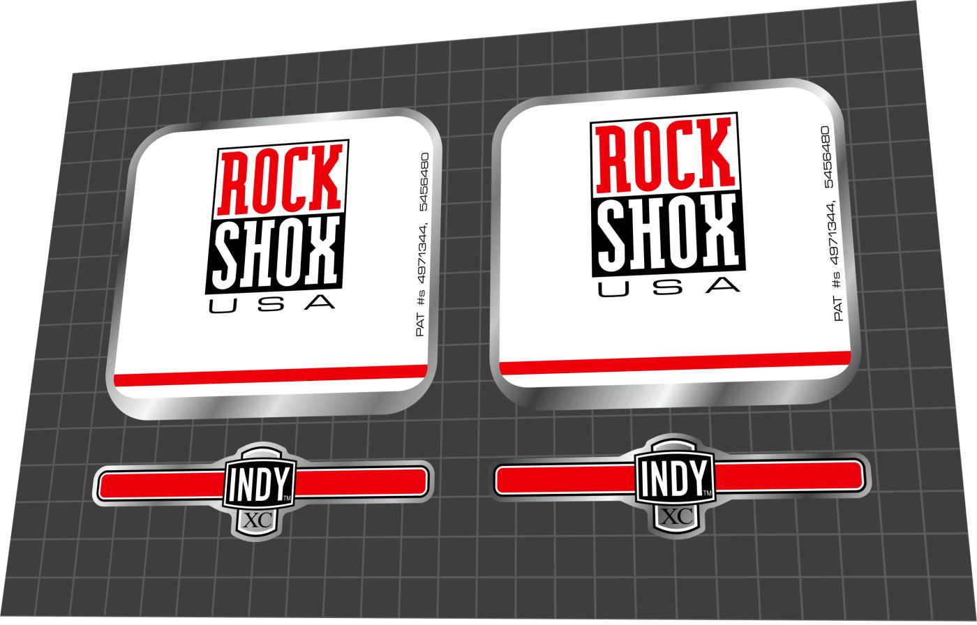ROCKSHOX Indy XC (1998) Fork Decal Set