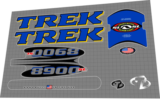 TREK 8900 (1998) Frame Decal Set