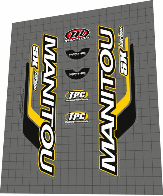 MANITOU SX (1998) Carbon Fork Decal Set - Bike Decal Replace