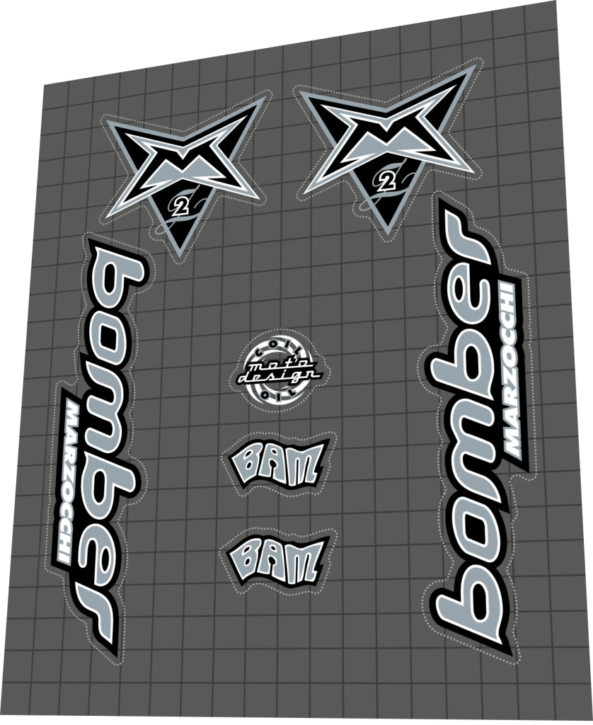 MARZOCCHI Bomber (1998) BAM Z2 Fork Decal Set
