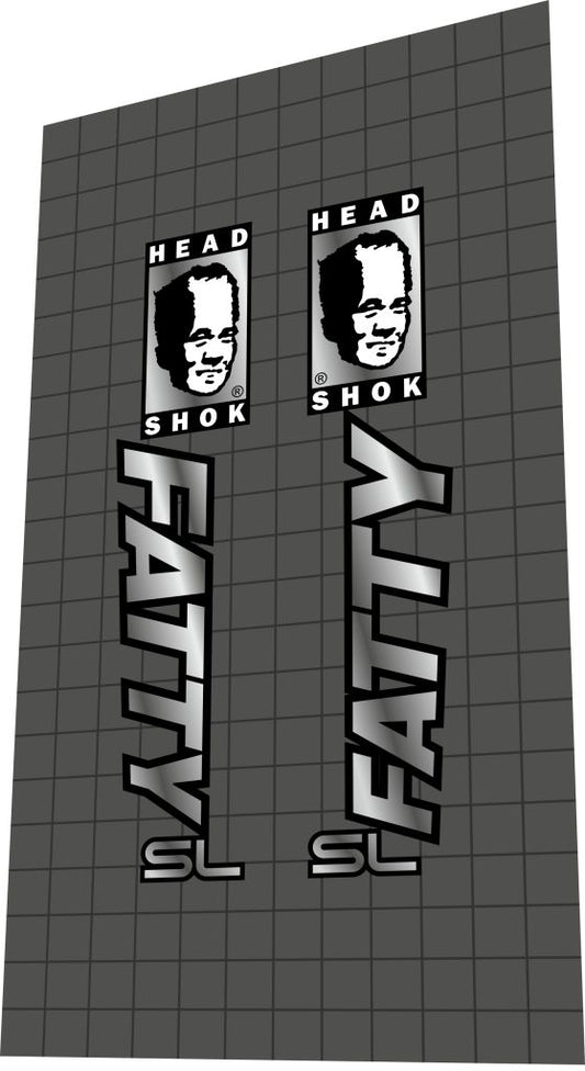 CANNONDALE HeadShok Fatty (1999) SL Fork Decal Set - Bike Decal Replace