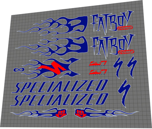 SPECIALIZED Fatboy (1999) A1 Comp Frame Decal Set - Bike Decal Replace