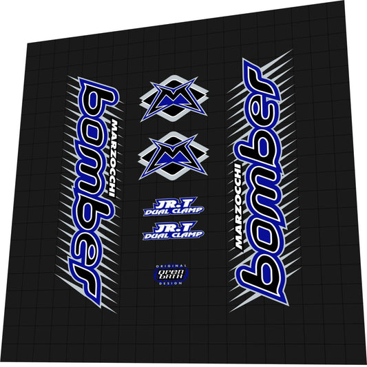 MARZOCCHI Bomber (1999) Junior T Dual Clamp Fork Decal Set - Bike Decal Replace