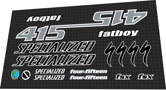 SPECIALIZED Fatboy (2000) 415 FSX Frame Decal Set - Bike Decal Replace