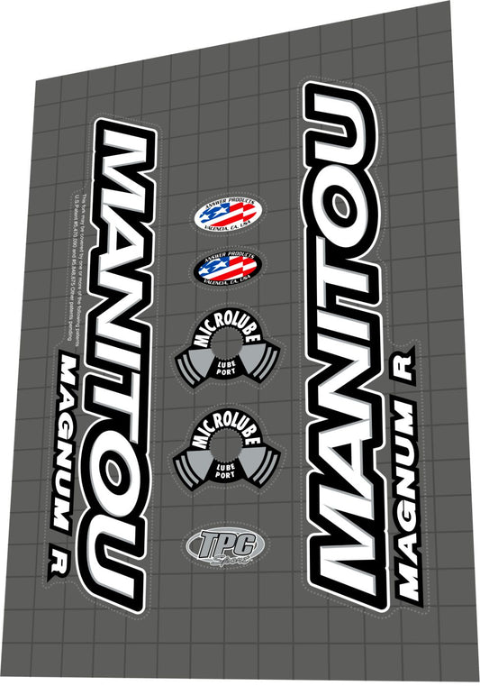 MANITOU Magnum R (2001) Fork Decal Set - Bike Decal Replace