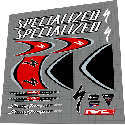 SPECIALIZED Stumpjumper (2001) M4 Comp Frame Decal Set - Bike Decal Replace