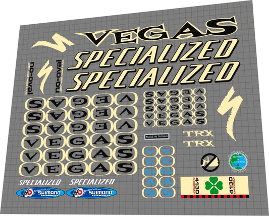 SPECIALIZED Fatboy Vegas TRX (2001) Frame Decal Set