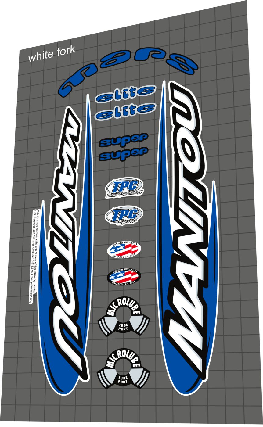 MANITOU Mars (2001) Fork Decal Set