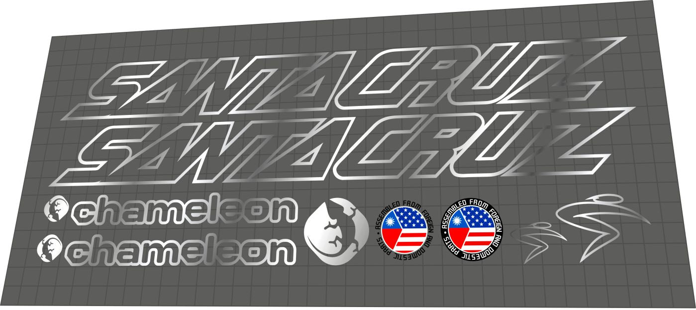 SANTA CRUZ Chameleon 3 (2003-2007) Frame Decal Set