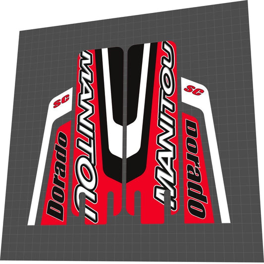 MANITOU Dorado (2003) SC Fork Decal Set - Bike Decal Replace
