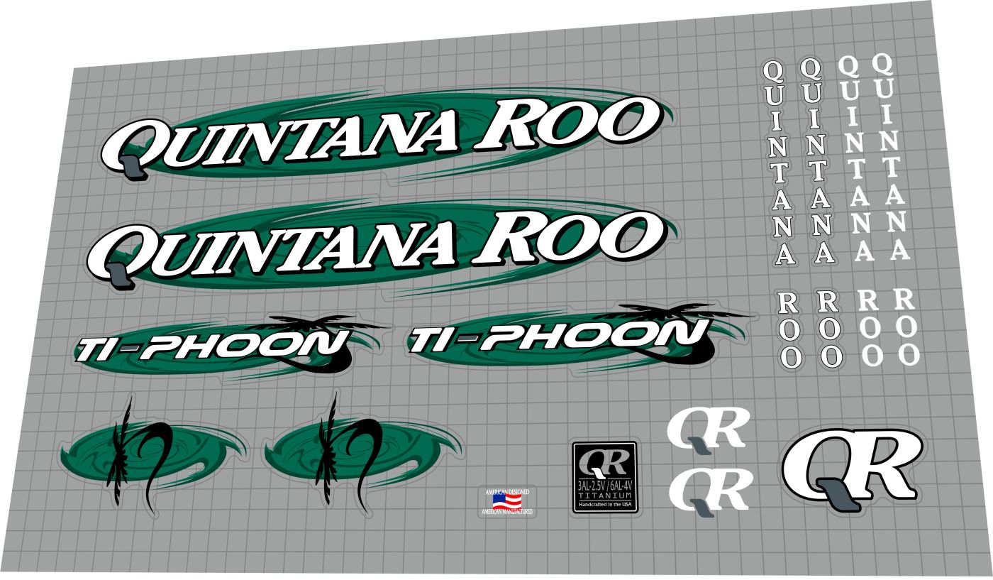 QUINTANA ROO Ti-Phoon (2003) Frame Decal Set