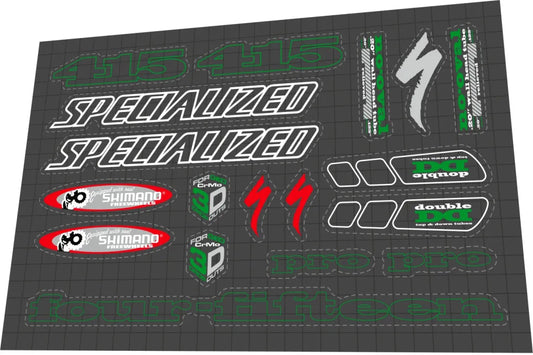 SPECIALIZED Fatboy 415 Pro (2003) Frame Decal Set