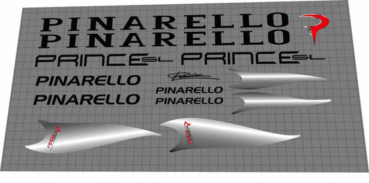 PINARELLO Prince (2005) SL Frame Decal Set - Bike Decal Replace