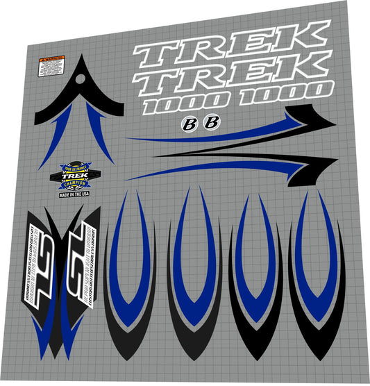 TREK 1000 (2006) Alpha SL Aluminum Frame Decal Set - Bike Decal Replace